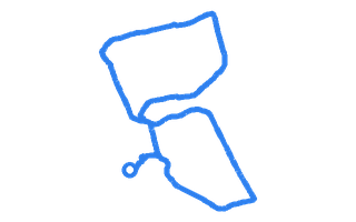Route shape for Route 6 (NEW) at Pontefract DTC (Castleford)