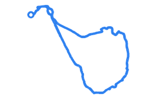 Route shape for Route 7 at Pontefract DTC (Castleford)