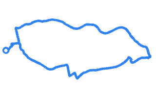 Route shape for Route 11 at Pontefract DTC (Castleford)