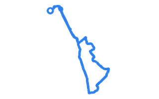 Route shape for Route 14 (NEW) at Pontefract DTC (Castleford)