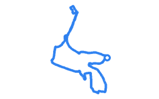 Route shape for Route 2 at Poole DTC