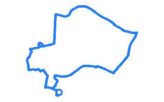 Route shape for Route 8 at Poole DTC