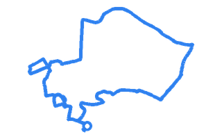 Route shape for Route 9 at Poole DTC