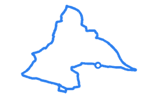Route shape for Route 9 at Portsmouth DTC