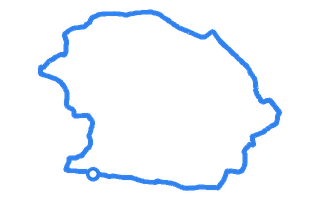 Route shape for Route 13 at Portsmouth DTC
