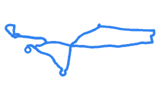 Route shape for Route 4 at Portsmouth DTC (Marriott Hotel)