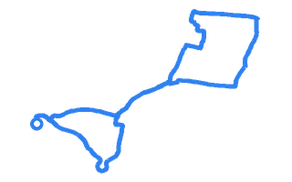 Route shape for Route 6 at Portsmouth DTC (Marriott Hotel)