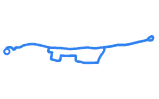 Route shape for Route 7 at Portsmouth DTC (Marriott Hotel)
