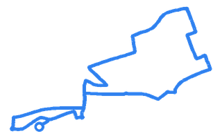 Route shape for Route 9 at Preston DTC