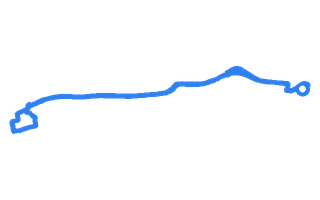 Route shape for Route 12 at Preston DTC
