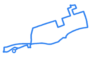 Route shape for Route 14 (NEW) at Preston DTC