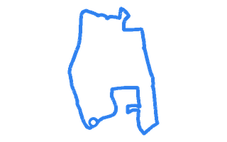 Route shape for Route 1 at Reading DTC