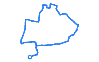 Route shape for Route 4 at Reading DTC