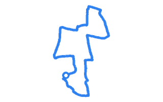 Route shape for Route 10 at Reading DTC