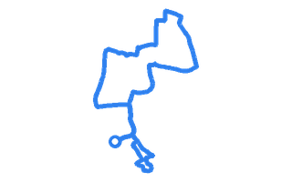 Route shape for Route 14 at Reading DTC