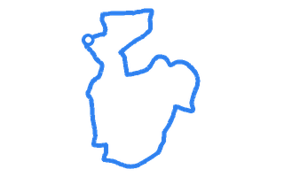 Route shape for Route 16 (NEW) at Reading DTC