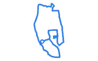 Route shape for Route 21 (NEW) at Reading DTC