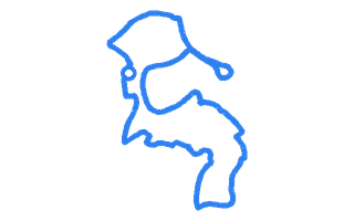 Route shape for Route 3 at Redditch DTC