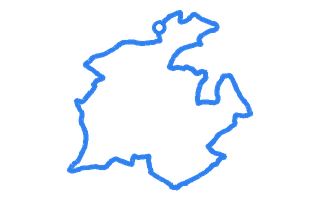 Route shape for Route 5 at Redditch DTC