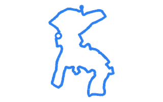 Route shape for Route 6 at Redditch DTC