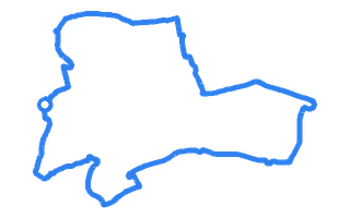 Route shape for Route 8 at Redditch DTC
