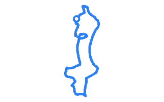 Route shape for Route 9 at Redditch DTC