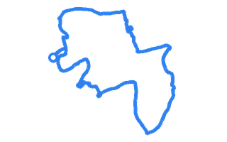 Route shape for Route 13 at Redditch DTC