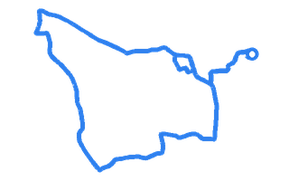 Route shape for Route 8 at Redhill Aerodrome DTC