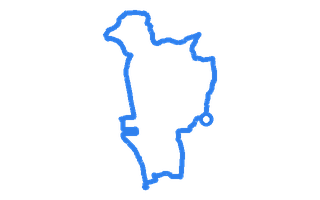 Route shape for Route 10 at Redhill Aerodrome DTC