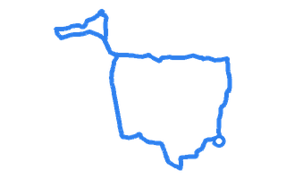 Route shape for Route 12 at Redhill Aerodrome DTC