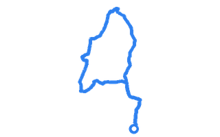 Route shape for Route 19 (NEW) at Redhill Aerodrome DTC