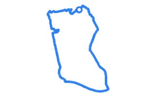 Route shape for Route 7 at Rhyl DTC
