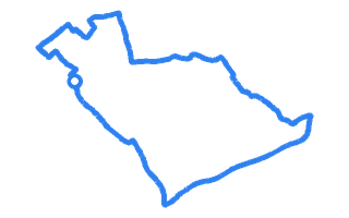 Route shape for Route 14 at Rhyl DTC