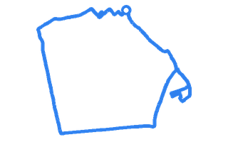 Route shape for Route 19 (NEW) at Rhyl DTC