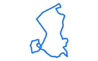 Route shape for Route 7 at Rochdale DTC