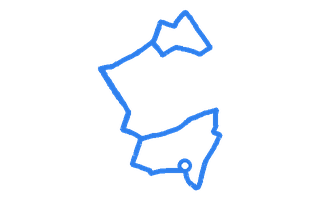 Route shape for Route 12 at Rochdale DTC