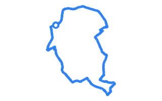 Route shape for Route 8 at Rotherham DTC