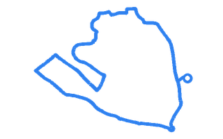 Route shape for Route 13 (NEW) at Rotherham DTC