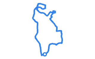 Route shape for Route 14 (NEW) at Rotherham DTC