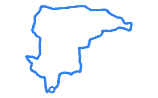 Route shape for Route 18 (NEW) at Rotherham DTC