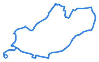 Route shape for Route 3 at Rugby DTC