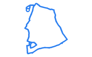Route shape for Route 9 at Rugby DTC
