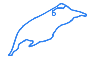 Route shape for Route 19 (NEW) at Rugby DTC