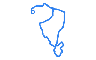 Route shape for Route 21 (NEW) at Rugby DTC
