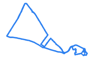Route shape for Route 1 at Salisbury DTC