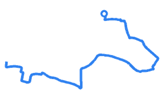 Route shape for Route 5 at Salisbury DTC