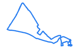 Route shape for Route 7 at Salisbury DTC