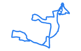 Route shape for Route 8 at Salisbury DTC