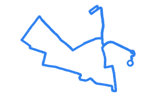 Route shape for Route 11 at Salisbury DTC