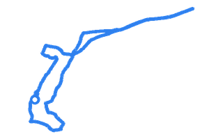 Route shape for Route 13 at Salisbury DTC